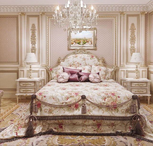 Декор спальни в классическом стиле