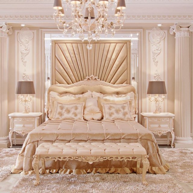 Дизайн спальни в элитном доме