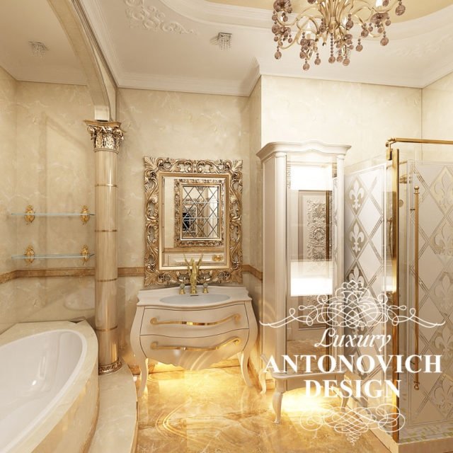 Интерьер ванной в Москве