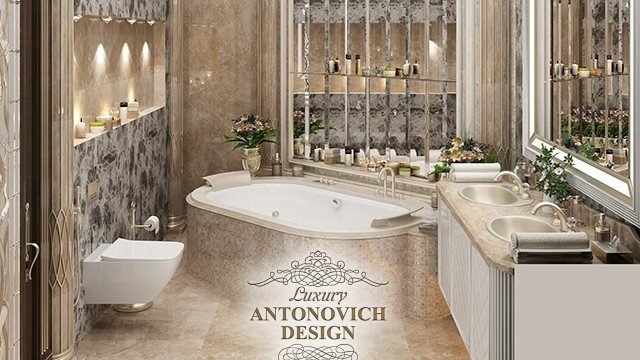 Дизайн ванных комнат в частном доме