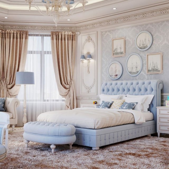 Красивый Дизайн спальни в элитном доме