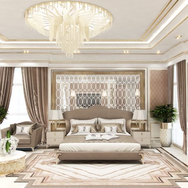 Модный дизайн интерьера спальни
