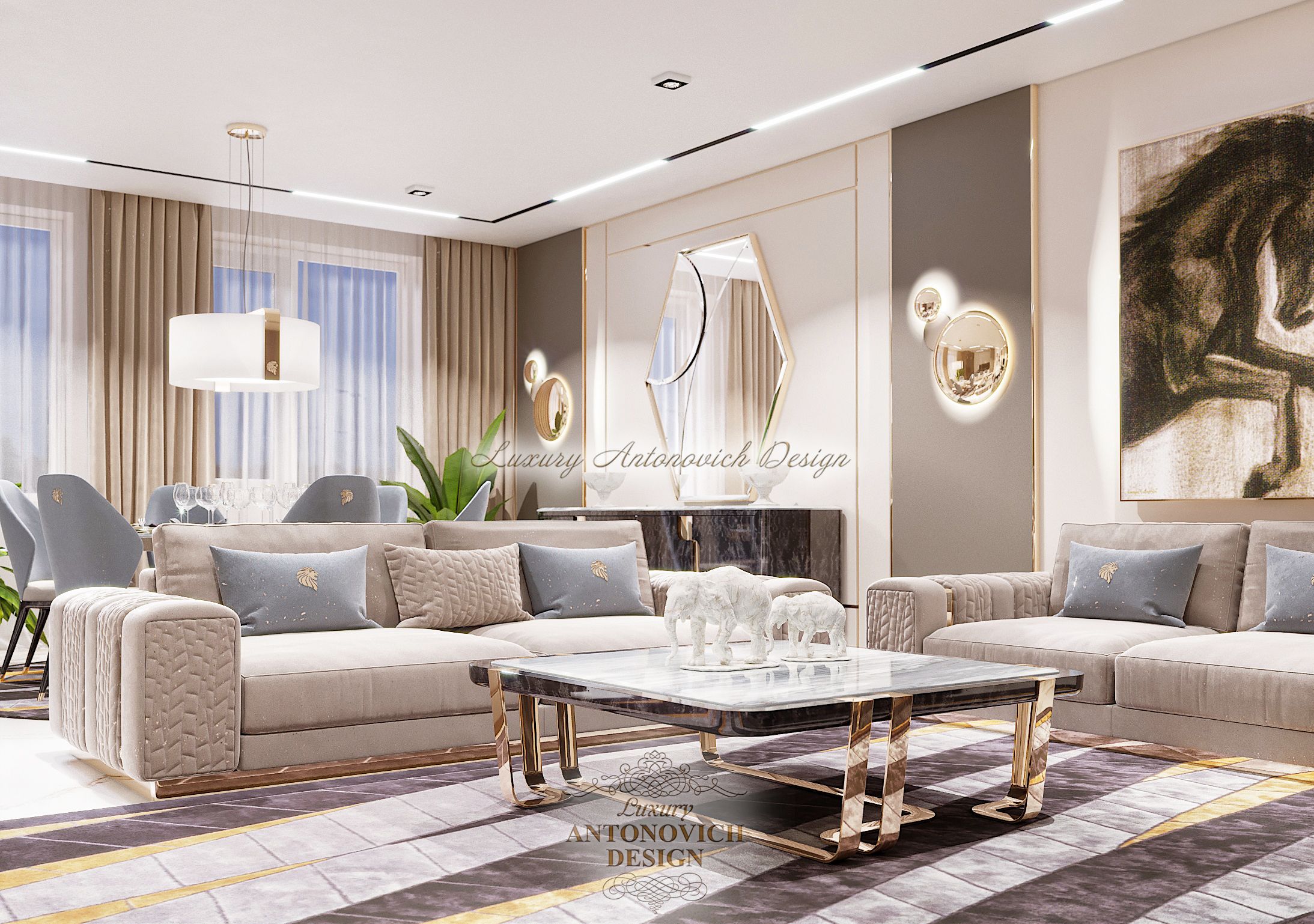 Мебель Giorgio Collection в проекте Luxury Antonovich Design