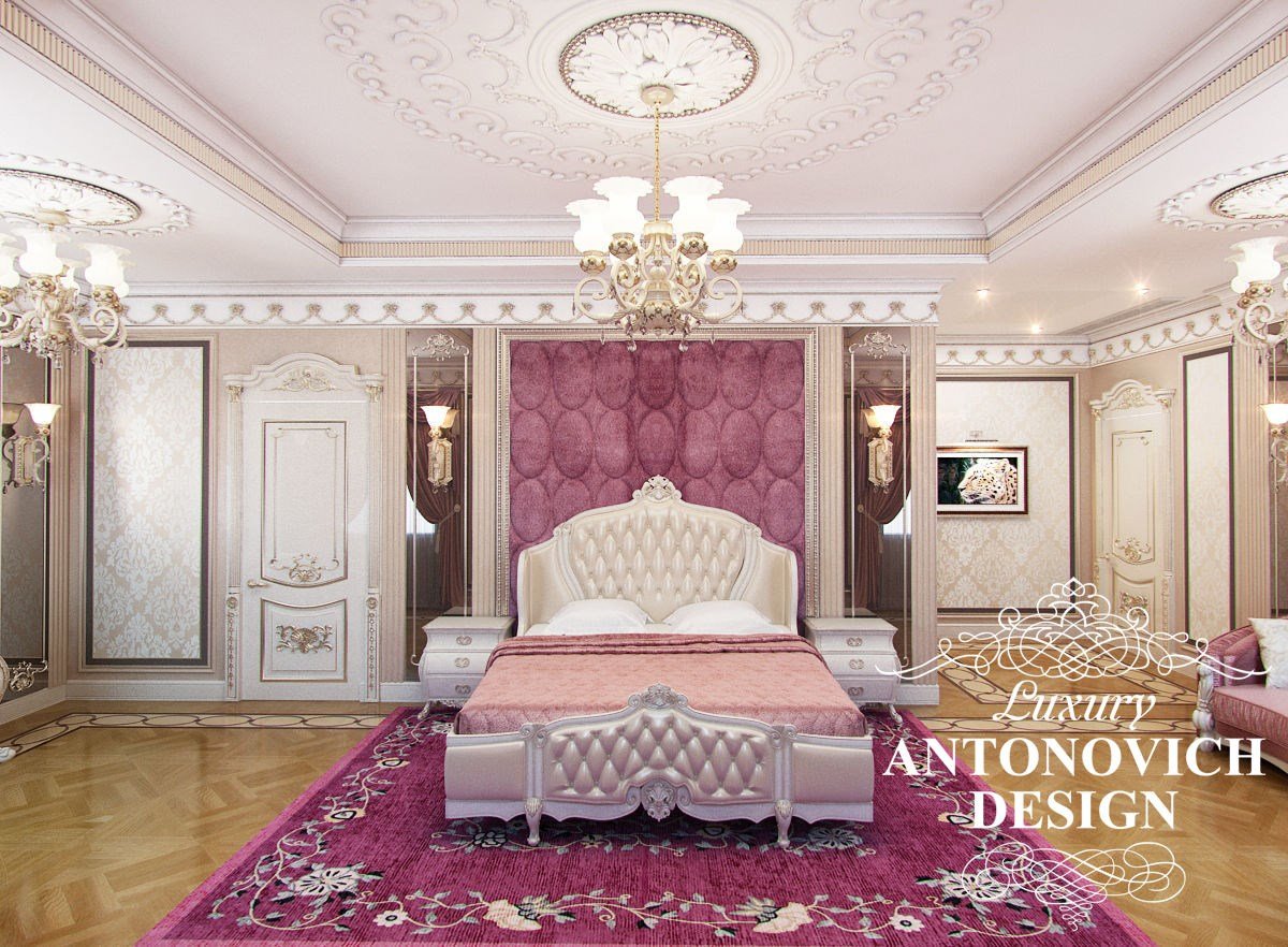 Элитный дизайн виллы с элитной мебелью в классическом стиле от студии дизайна в Астане Luxury Antonovich Design