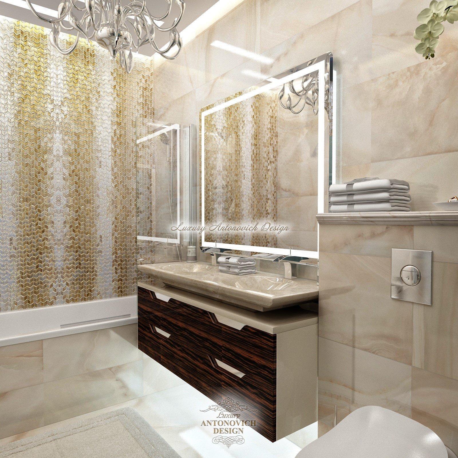 Интересные Яркие Идеи дизайна ванных комнат для дестких