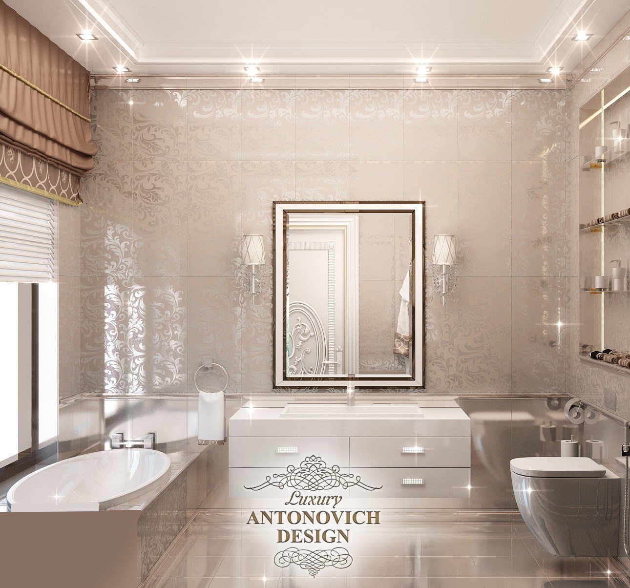 шимкент дизайн частного дома с роскошной ванной