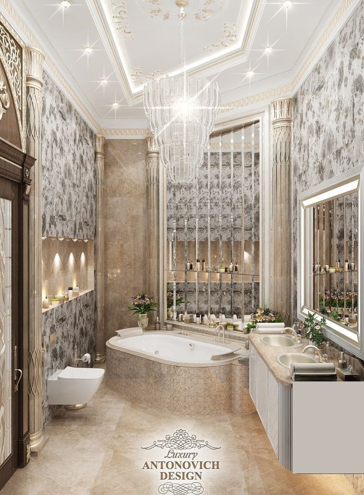 интерьер и дизайн ванной комнаты Алматы