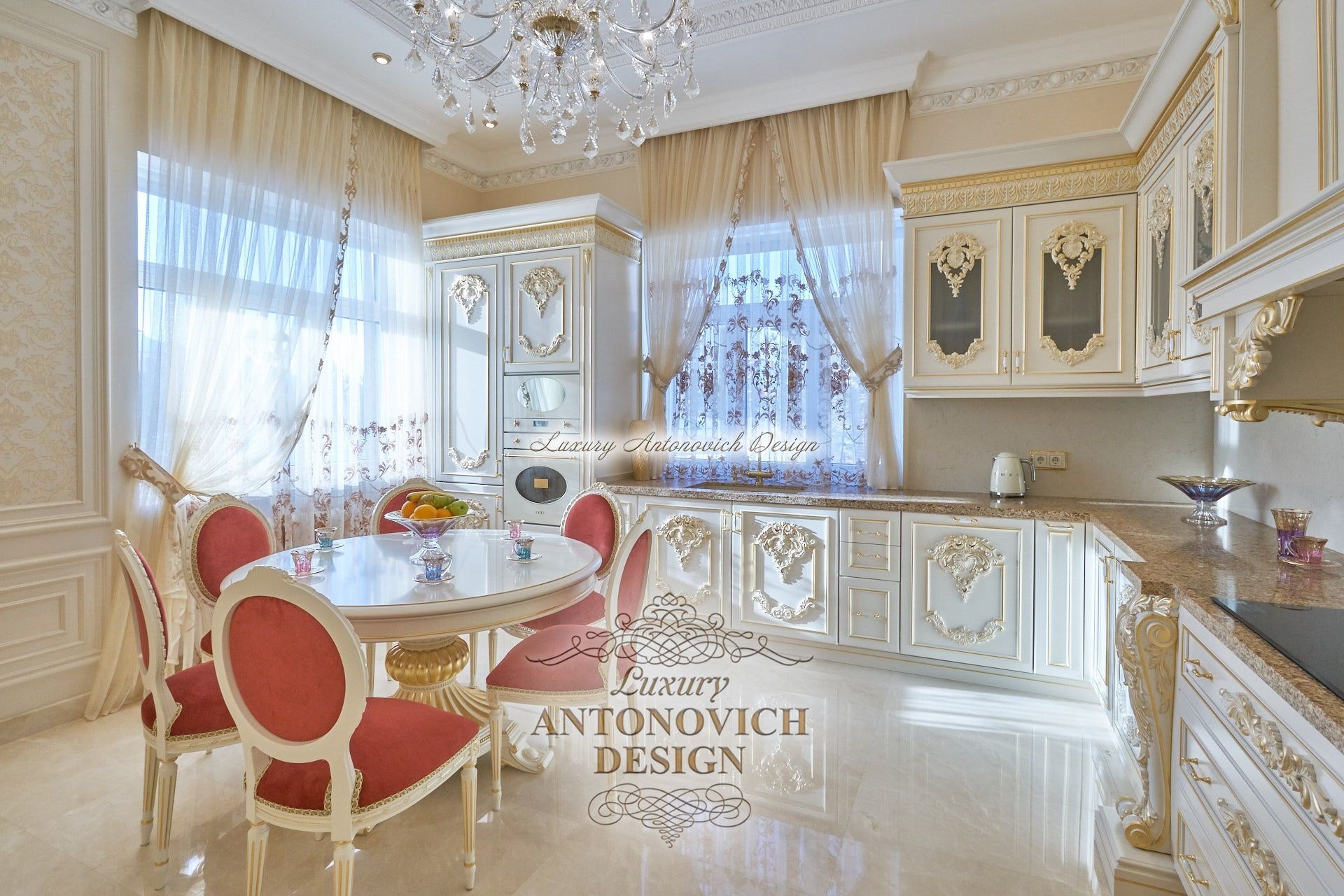 Дизайн интерьера кабинета в классическом стиле, Астана