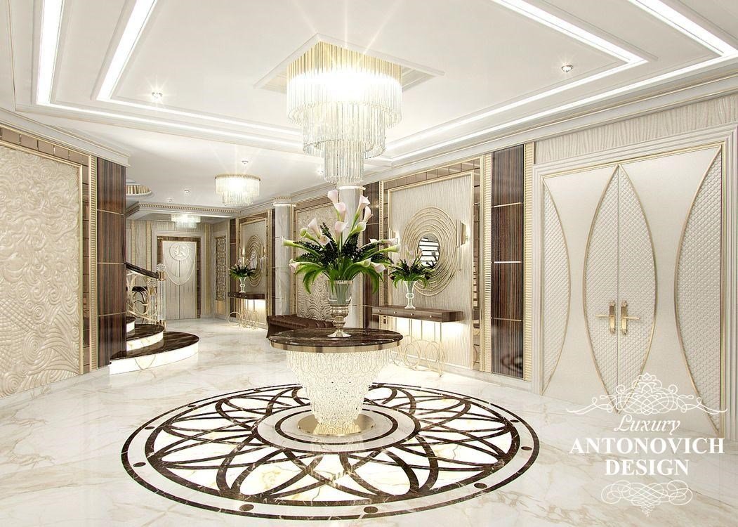 Элитный дизайн дома с современной кухней в стиле современная классика от студии дизайна в Астане Luxury Antonovich Design