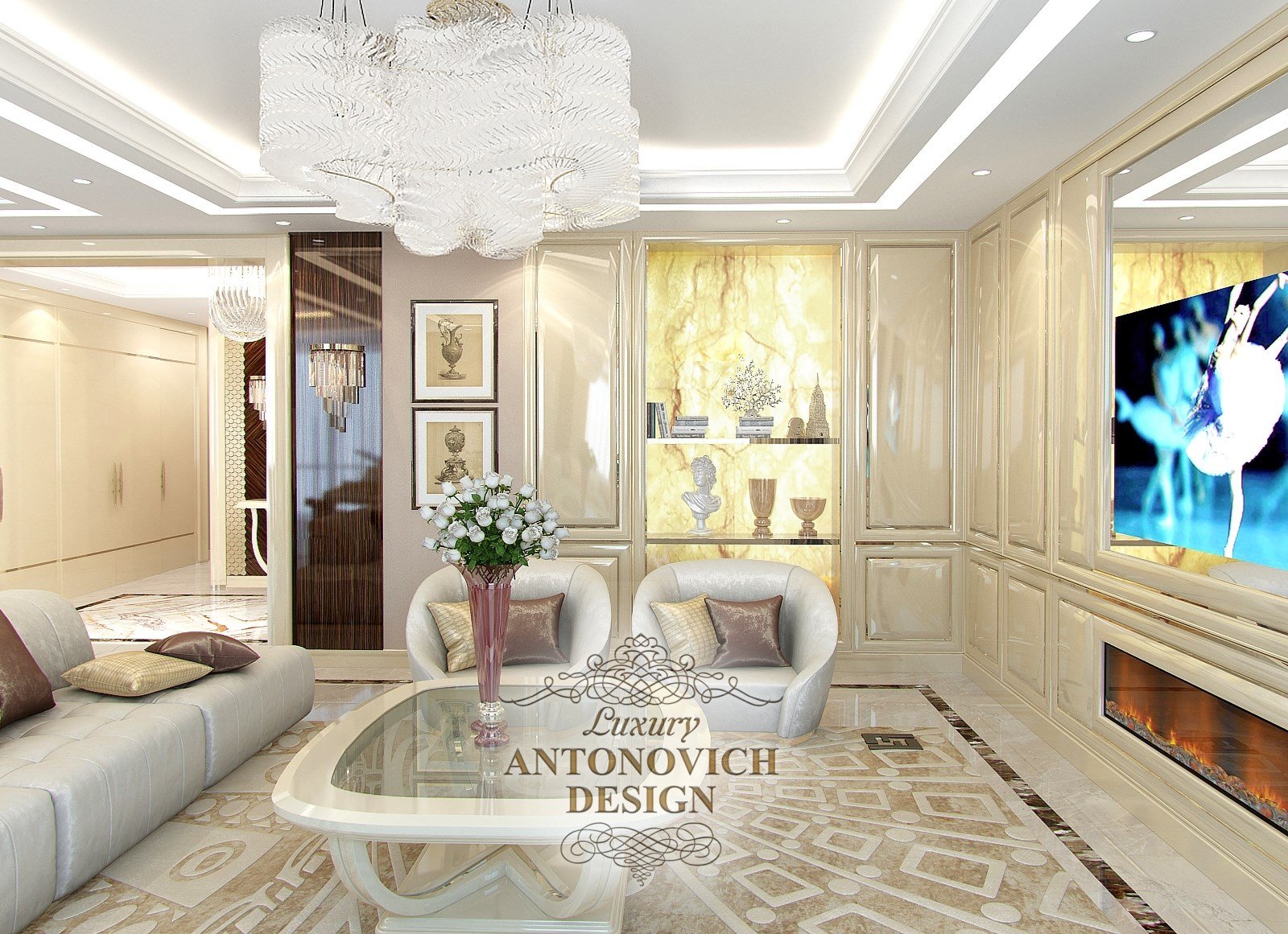 Шикарный Дизайн ванной комнаты от Luxury Antonovich Design