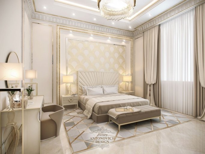 Красивый дизайн спальни от Светлана Антонович