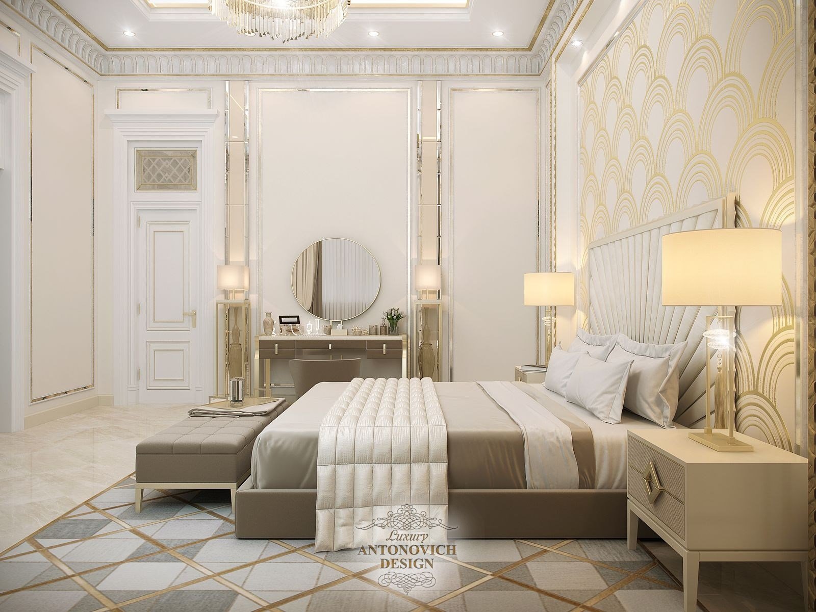 Красивые шторы для спальни от Светлана Антонович