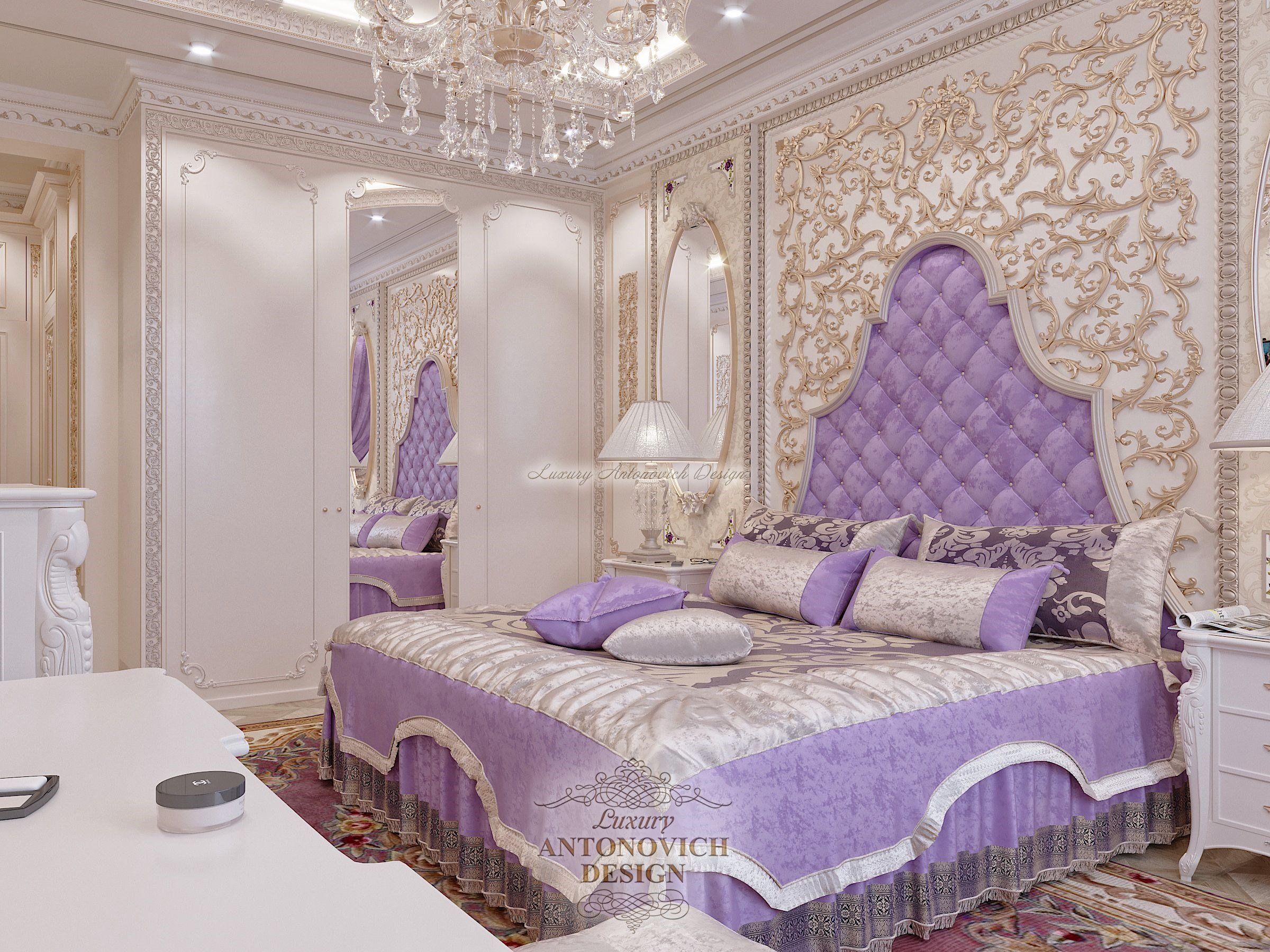 Элегантный интерьер холла, Квартира для большой семьи в Алматы