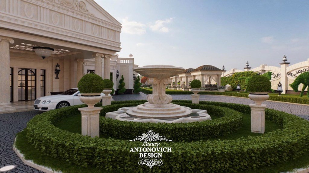 Ландшафтный дизайн приусадебного участка дома в БакуСтудия Luxury Antonovich Design