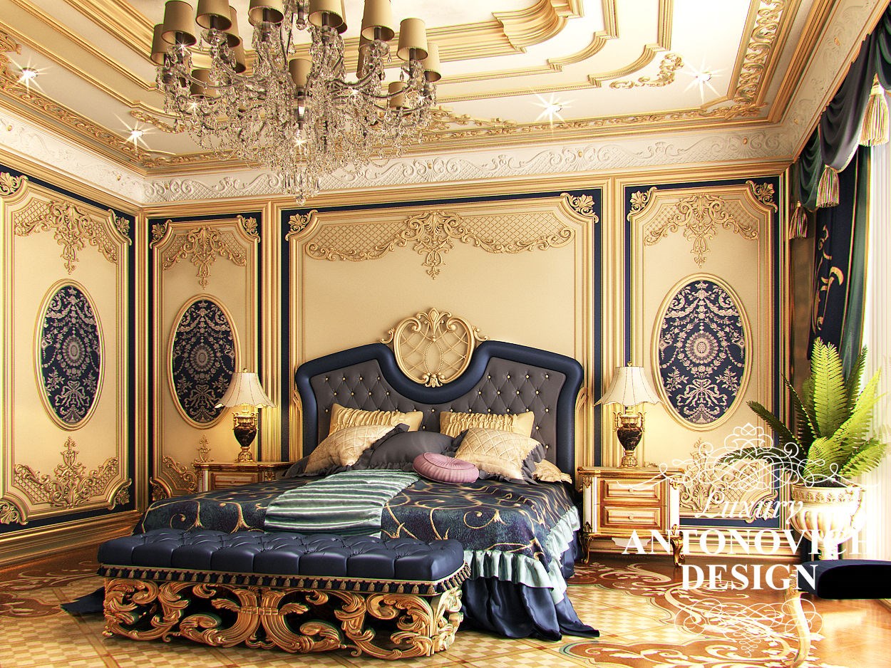 Элитный дизайн дома с бассейном в классическом стиле от студии дизайна в Астане Luxury Antonovich Design