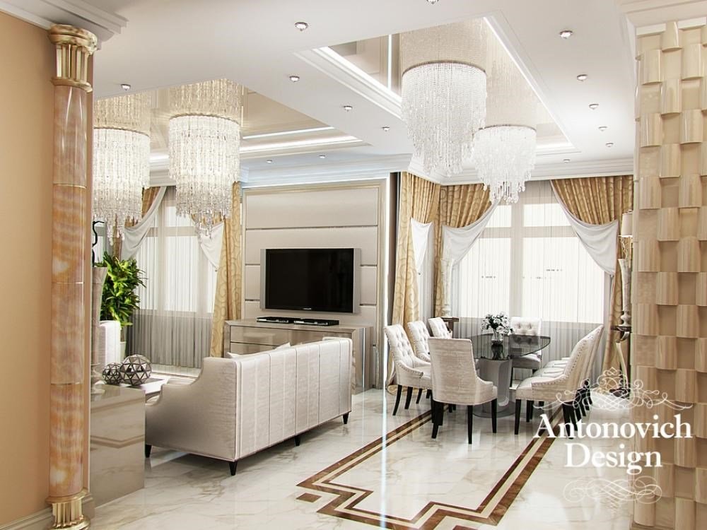 Дизайн квартиры Астана  - студия элитного дизайна интерьера Antonovich Design