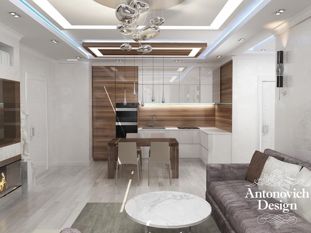 Интерьер Гостиной 9 - студия элитного дизайна интерьера Antonovich Design