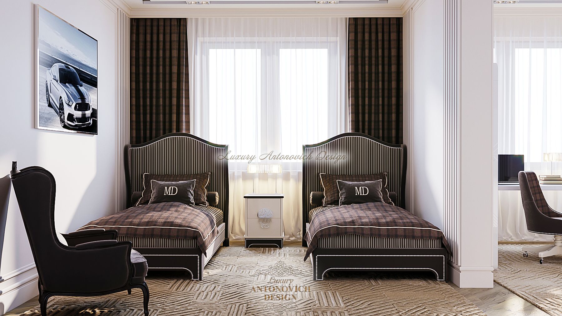 4 Спальня сыновей 3_ Luxury Antonovich Design
