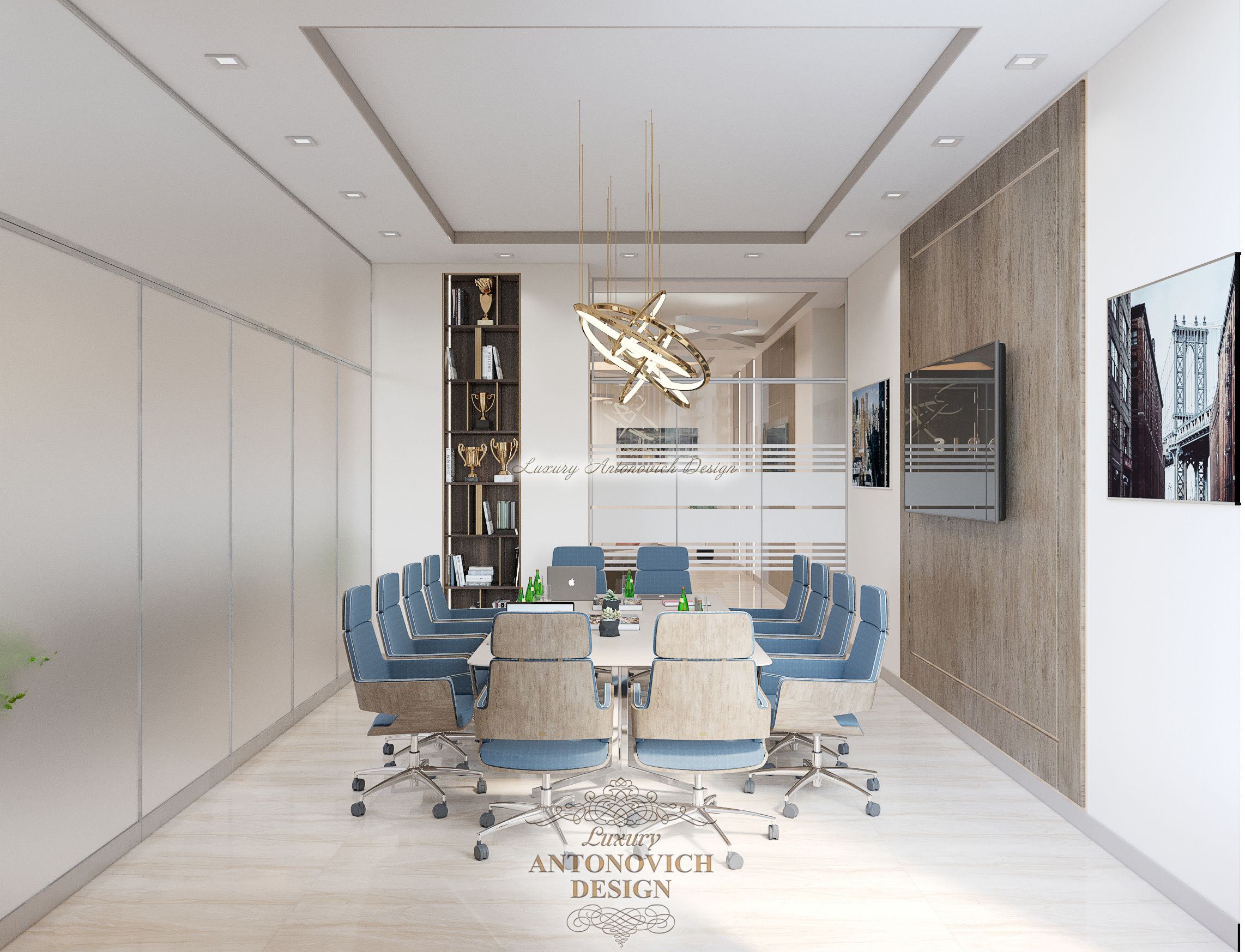 Современный интерьер, Конференц зал офиса (8)? Студия Luxury Antonovich Design