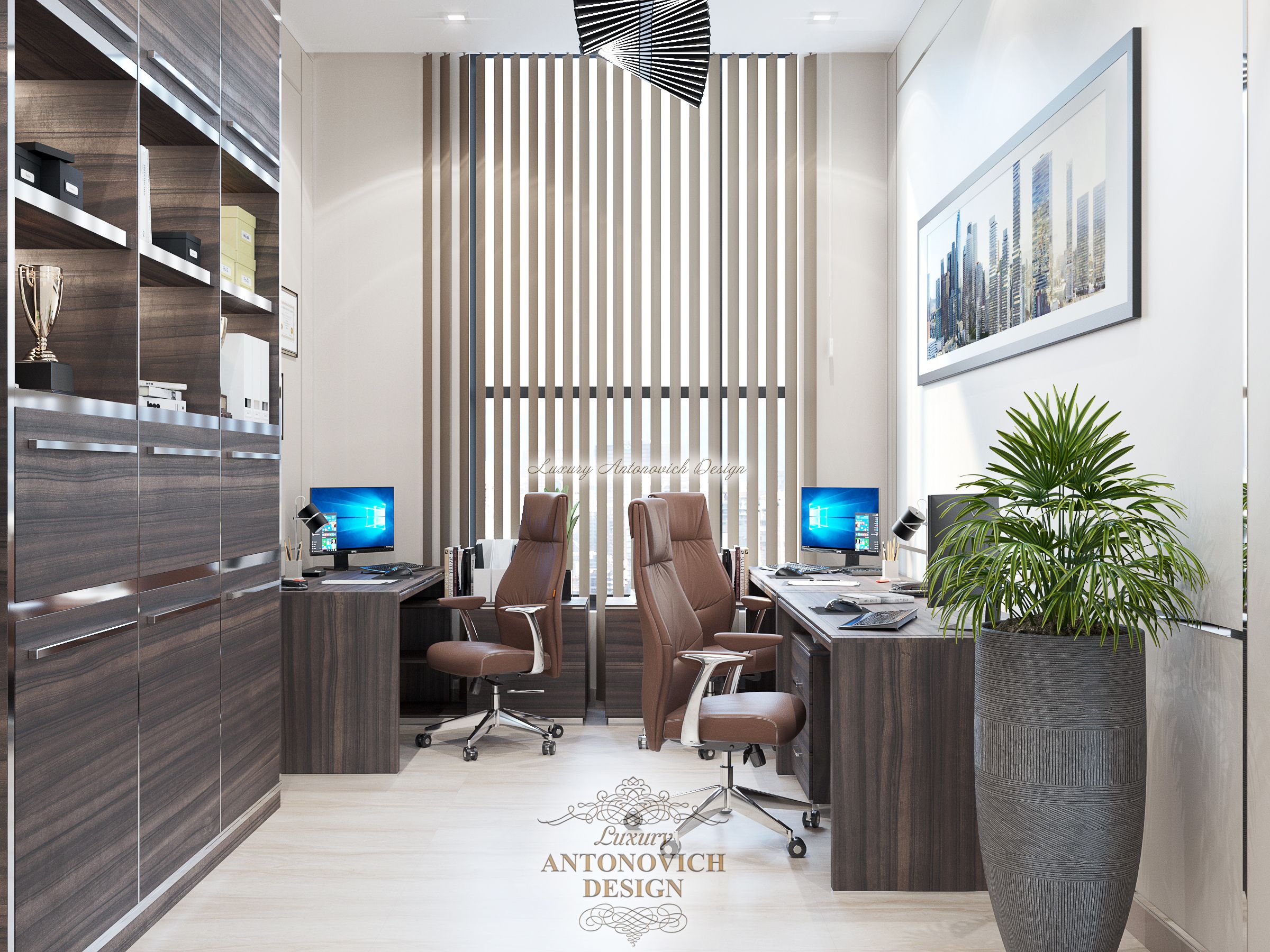 Дизайн Кабинета 1 офиса, Студия Luxury Antonovich Design